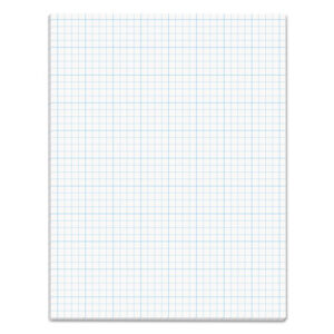 Cross Section Pads, Cross-Section Quadrille Rule (4 sq/in, 1 sq/in), 50 White 8.5 x 11 Sheets
