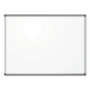 PINIT Magnetic Dry Erase Board, 48" x 36" (Actual Size: 47" x 35"), White Surface, Satin Aluminum Frame