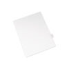 Allstate-Style Legal Side Tab Dividers, 26-Tab, Exhibit H, 11 x 8.5, White, 25/Pack