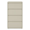 Lateral File, 4 Legal/Letter-Size File Drawers, Putty, 30" x 18.63" x 52.5"
