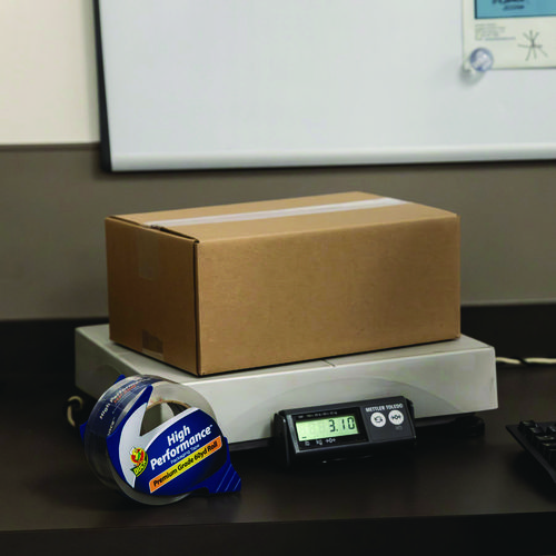 HP260 Packaging Tape with Dispenser, 3" Core, 1.88" x 60 yds, Clear, 4/Pack