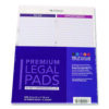 Premium Legal Pads To-Do/Appointment Lists, List Format, (30) Light Purple/Dark Purple/White Marble 8.5 x 11 Sheets, 2/Pack