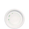 Compostable Paper Dinnerware, ProPlanet Seal, Plate, 8.5" dia, White, 125/Pack