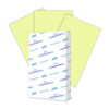 Colors Print Paper, 20 lb Bond Weight, 8.5 x 14, Canary, 500/Ream