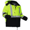 GloWear Class 3 Hi-Vis Winter Jacket with AmpliFIRE Heat Reflective Lining, 3X-Large, Lime
