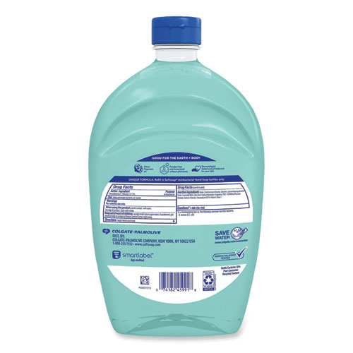 Antibacterial Liquid Hand Soap Refill, Fresh Scent, 50 oz, Green, 6/Carton