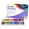 Oil Pastel Set With Carrying Case, 45 Assorted Colors, 0.38' dia x 2.38", 50/Pack