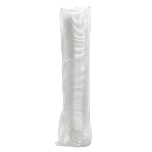 PET Cold Cup Lids, Fits 14 to 24 oz Cold Cups, Plastic, Clear, 1,000/Carton