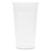 PET Plastic Cups, 32 oz, Clear, 300/Carton