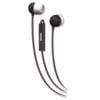 In-Ear Buds with Built-in Microphone, 4 ft Cord, Black