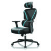 Norn Ergonomic Chair, Supports Up to 275 lb, 18.11" to 22.04" Seat Height, Black/Blue Mesh Seat/Back, Black Base