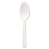 Bonus Polypropylene Cutlery, Lightweight Spoon, Plastic, White, 1,000/Carton