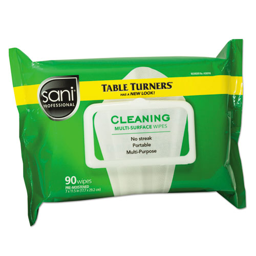 Multi-Surface Cleaning Wipes, 1-Ply, 11.5 x 7, Fresh Scent, White, 90 Wipes/Pack, 12 Packs/Carton - Image 2