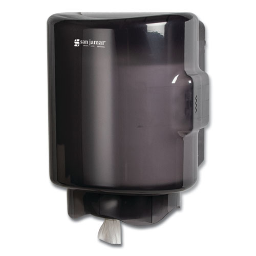 Adjustable Center Pull Towel Dispenser, 10.75 x 10.25 x 13.25, Black Pearl