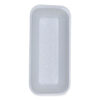 Meat Trays, #1.5, 8.38 x 3.94 x 1.1, White, Foam, 1,000/Carton