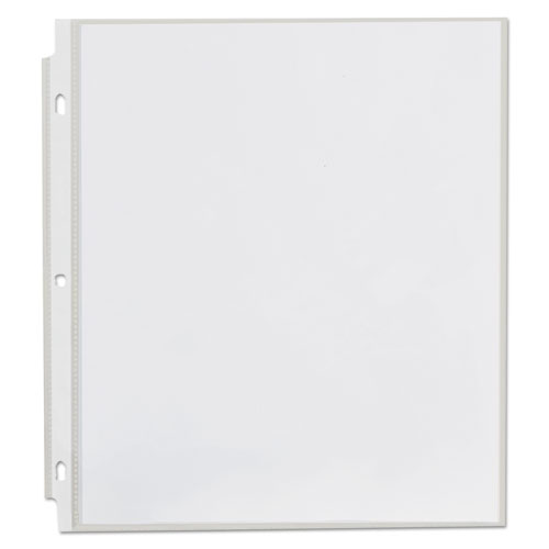 Standard Sheet Protector, Standard, 8.5 x 11, Clear, Non-Glare, 100/Box