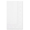Dinner Napkins, 2-Ply, 15 x 17, White, 1000/Carton