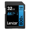 BLUE Series SDHC Memory Card, UHS-I U1 Class 10, 32 GB, 2/Pack