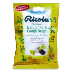 Cough Drops, Original Herb, 21/Pack