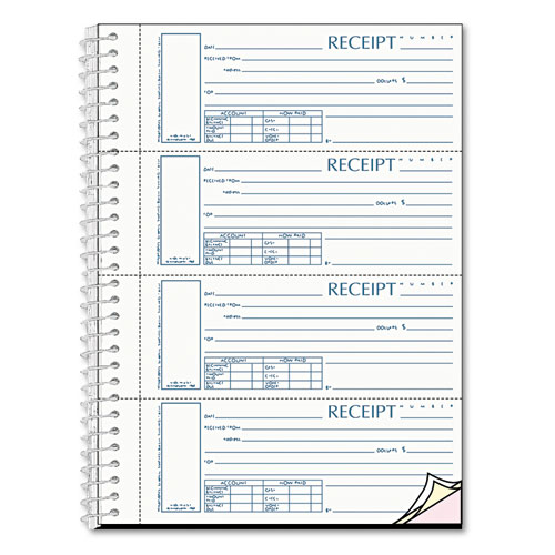 Rediform 3-part Wirebound Money Receipt Book