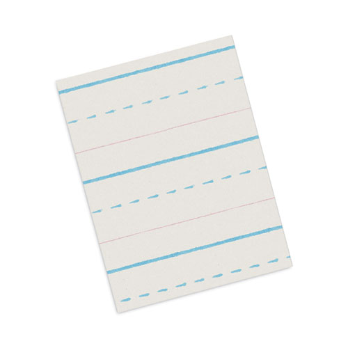 Multi-Program Handwriting Paper, 30 lb Bond Weight, 1/2" Long Rule, Two-Sided, 8 x 10.5, 500/Pack