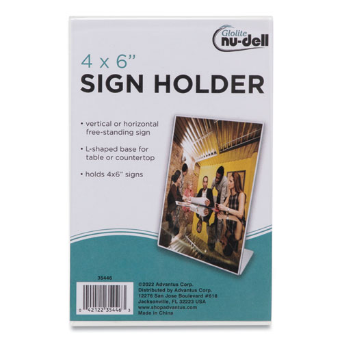 Golite nu-dell Freestanding Sign Holder