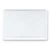 Gold Ultra Magnetic Dry Erase Boards, 48" x 36", White Surface, White/Natural Aluminum Frame