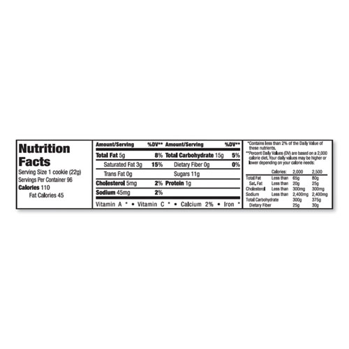 Sharing Size Chocolate Cookie Bar, 3.02 oz, 24/Box