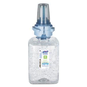 Advanced Hand Sanitizer Green Certified Gel Refill, For ADX-7 Dispensers, 700 mL, Fragrance-Free