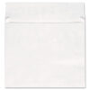 Deluxe Tyvek Expansion Envelopes, Open-Side, 2" Capacity, #13 1/2, Square Flap, Self-Adhesive Closure, 10 x 13, White, 100/BX