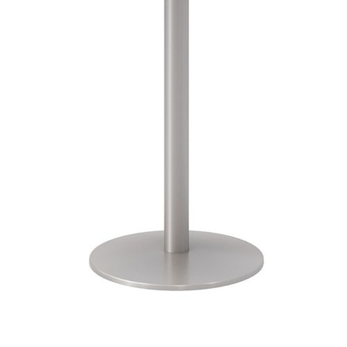 Pedestal Table with Four Coral Kool Series Chairs, Round, 36" Dia x 29h, Designer White