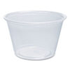 Conex Complements Portion/Medicine Cups, 4 oz, Plastic, Clear, 125/Bag, 20 Bags/Carton