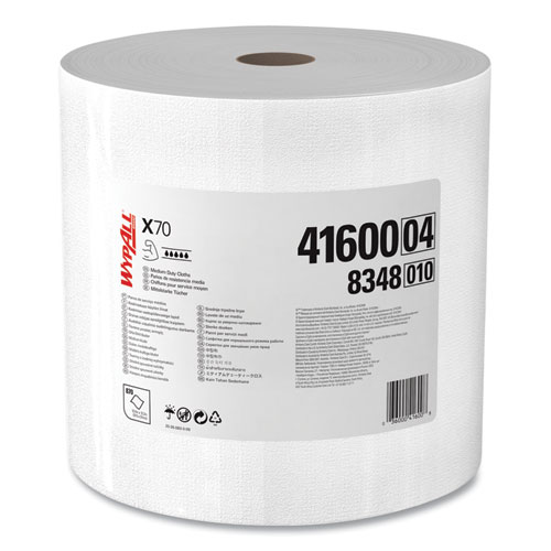 Wypall PowerClean X70 Medium Duty Cloths Jumbo Roll