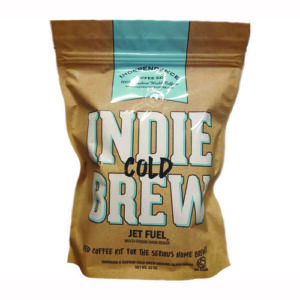 Indie Cold Brew Jet Fuel Coffee Filter Pack, 12 oz Bag