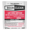 Beer Clean Last Rinse Glass Sanitizer, Powder, 0.25 oz Packet, 100/Carton