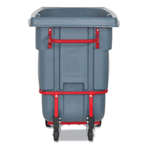 0.5 cu yd BRUTE DURATILT Frame Tilt Truck, Heavy Duty, 1,400 lb Capacity, Gray