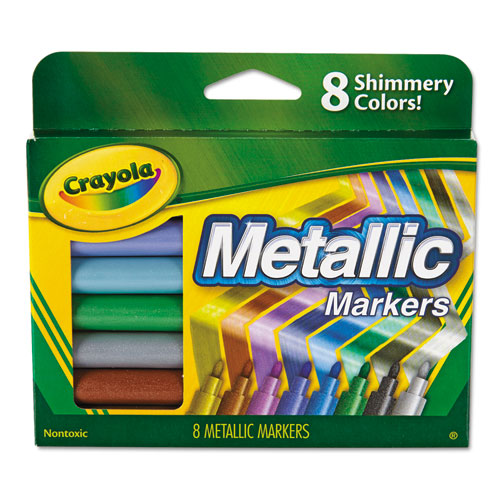 Crayola 8-color Metallic Markers