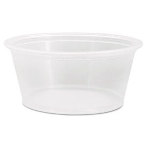 Conex Complements Portion/Medicine Cups, 3.25 oz, Plastic, Clear, 125/Bag, 20 Bags/Carton