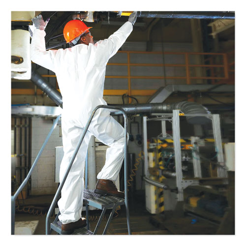 A20 Breathable Particle Protection Coveralls, Zip Closure, 2X-Large, White