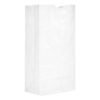 Grocery Paper Bags, #20 Size, 8.25" x 5.25" x 16.13", White, 500/Bundle