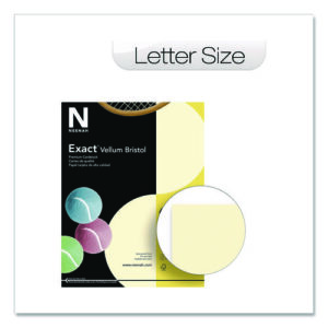 Exact Vellum Bristol Cover Stock, 67 lb Bristol Weight, 8.5 x 11, Ivory, 250/Pack