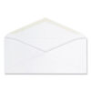 Open-Side Business Envelope, #10, Commercial Flap, Gummed Closure, 4.25 x 9.63, White, 125/Box
