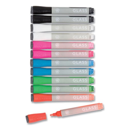 U Brands Magnetic Liquid Glass Markers