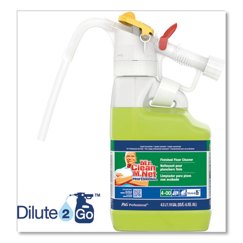 Dilute 2 Go, Mr Clean Finished Floor Cleaner, Lemon Scent, 4.5 L Jug, 1/Carton - Image 2
