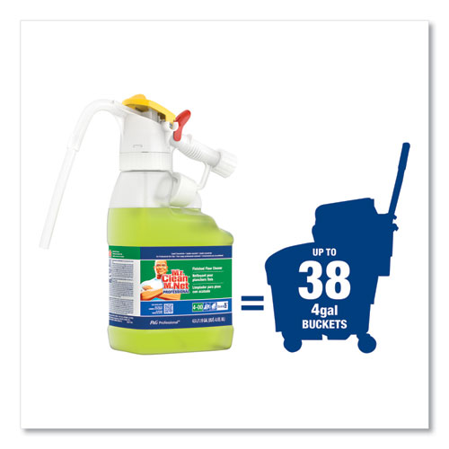 Dilute 2 Go, Mr Clean Finished Floor Cleaner, Lemon Scent, 4.5 L Jug, 1/Carton - Image 6