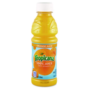100% Juice, Orange, 10oz Bottle, 24/Carton