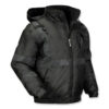 GloWear 8377EV Non-Certified Hi-Vis Quilted Bomber Jacket, Black, 2X-Large