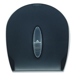 Jumbo Jr. Bathroom Tissue Dispenser, Single Roll, 10.6 x 5.4 x 11.3, Translucent Smoke