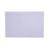 Ruled Index Cards, 4 x 6, White, 100/Pack