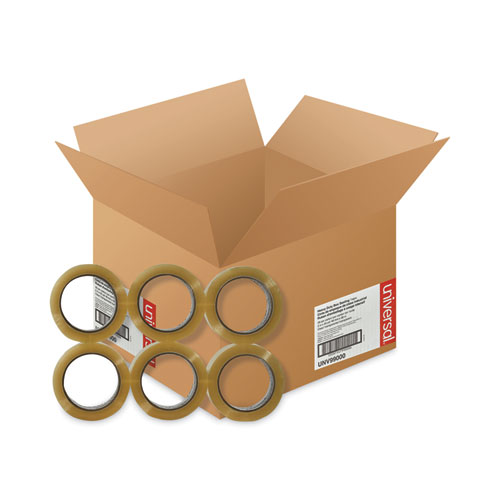 Heavy-Duty Box Sealing Tape, 3" Core, 1.88" x 54.6 yds, Clear, 36/Carton - Image 4